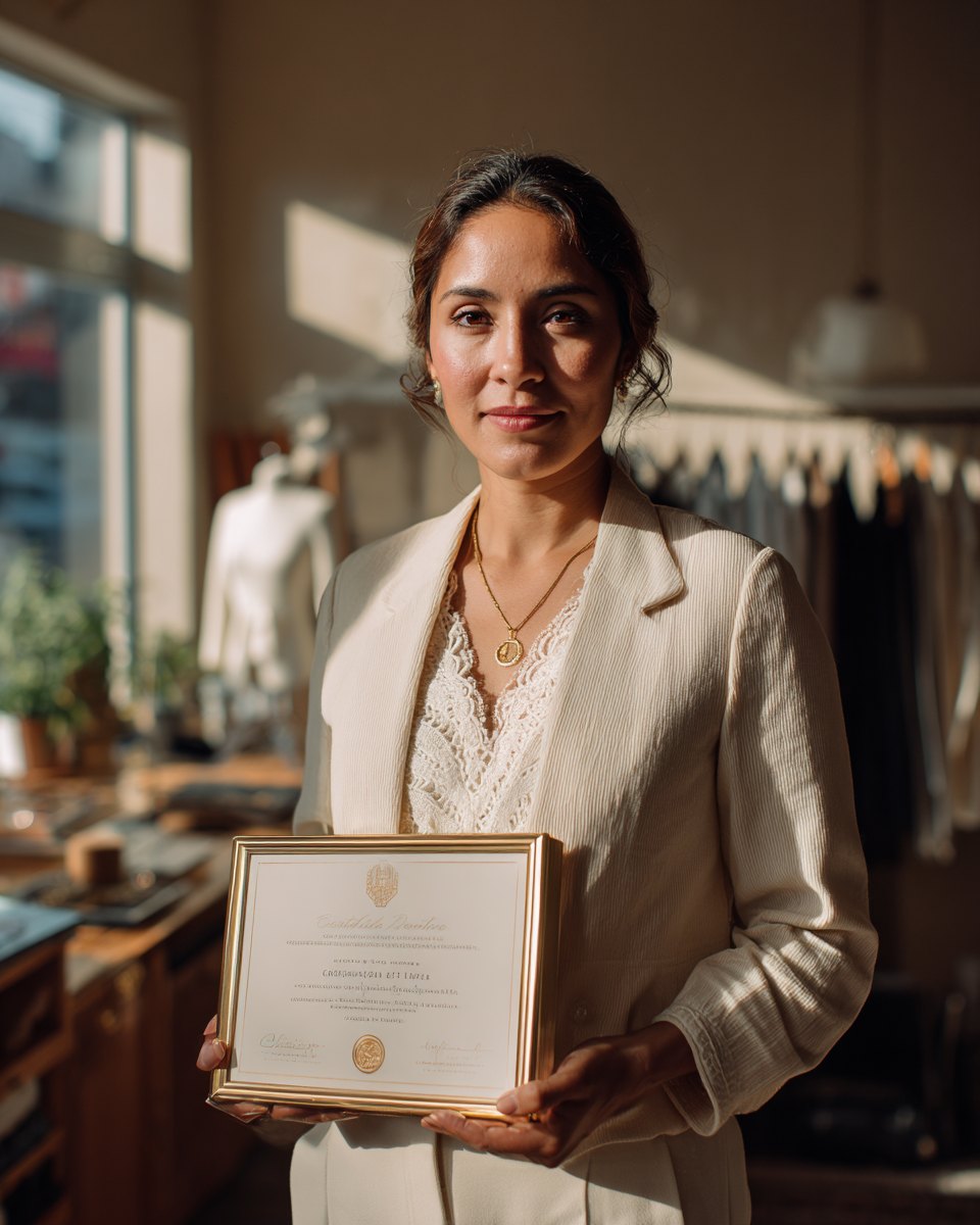 Profesionista certificada por el Sede IA Institute